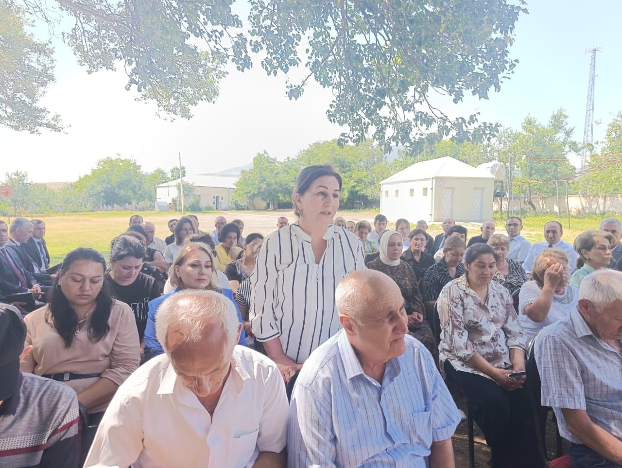 Goranboyda növbəti səyyar qəbul Şəfəq kəndində keçirildi - FOTOLAR